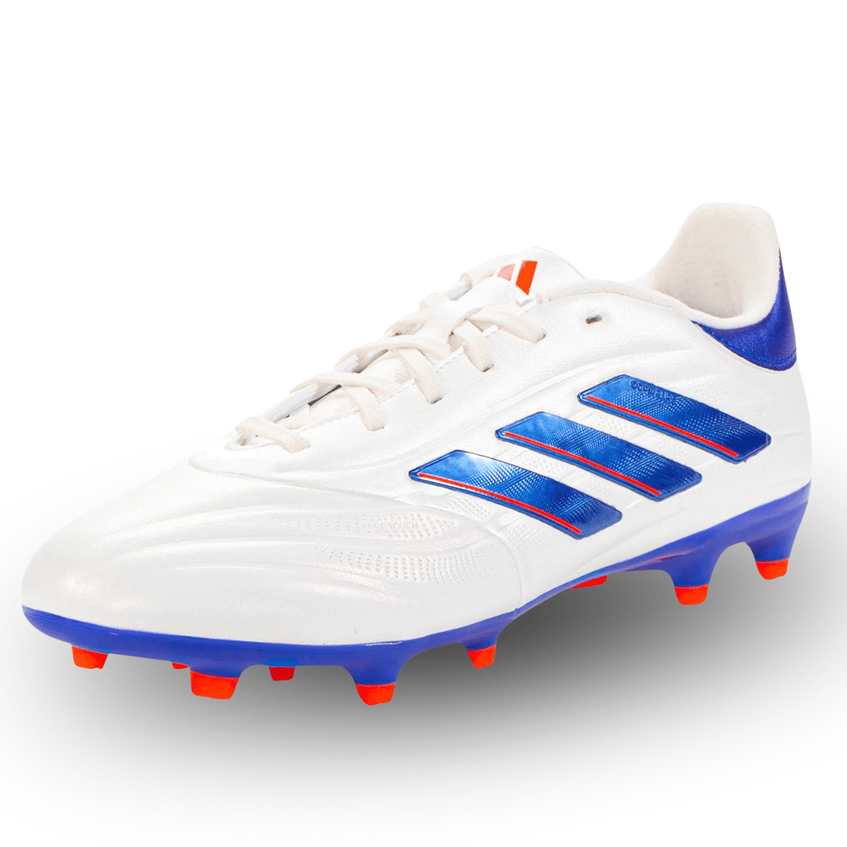 adidas Copa Pure 2 League FG (White/Lucid Blue/Solar Red) | SoccerWearhouse