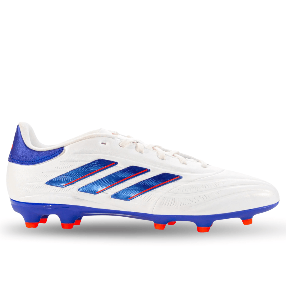 adidas Copa Pure 2 League FG (White/Lucid Blue/Solar Red) | SoccerWearhouse