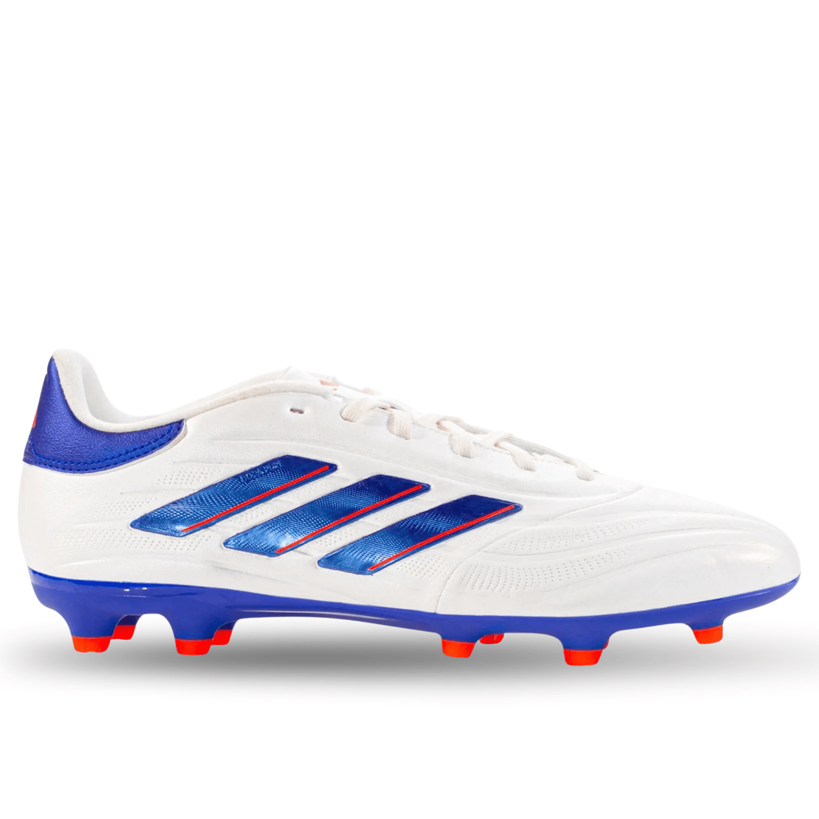 adidas Copa Pure 2 League FG (White/Lucid Blue/Solar Red) | SoccerWearhouse