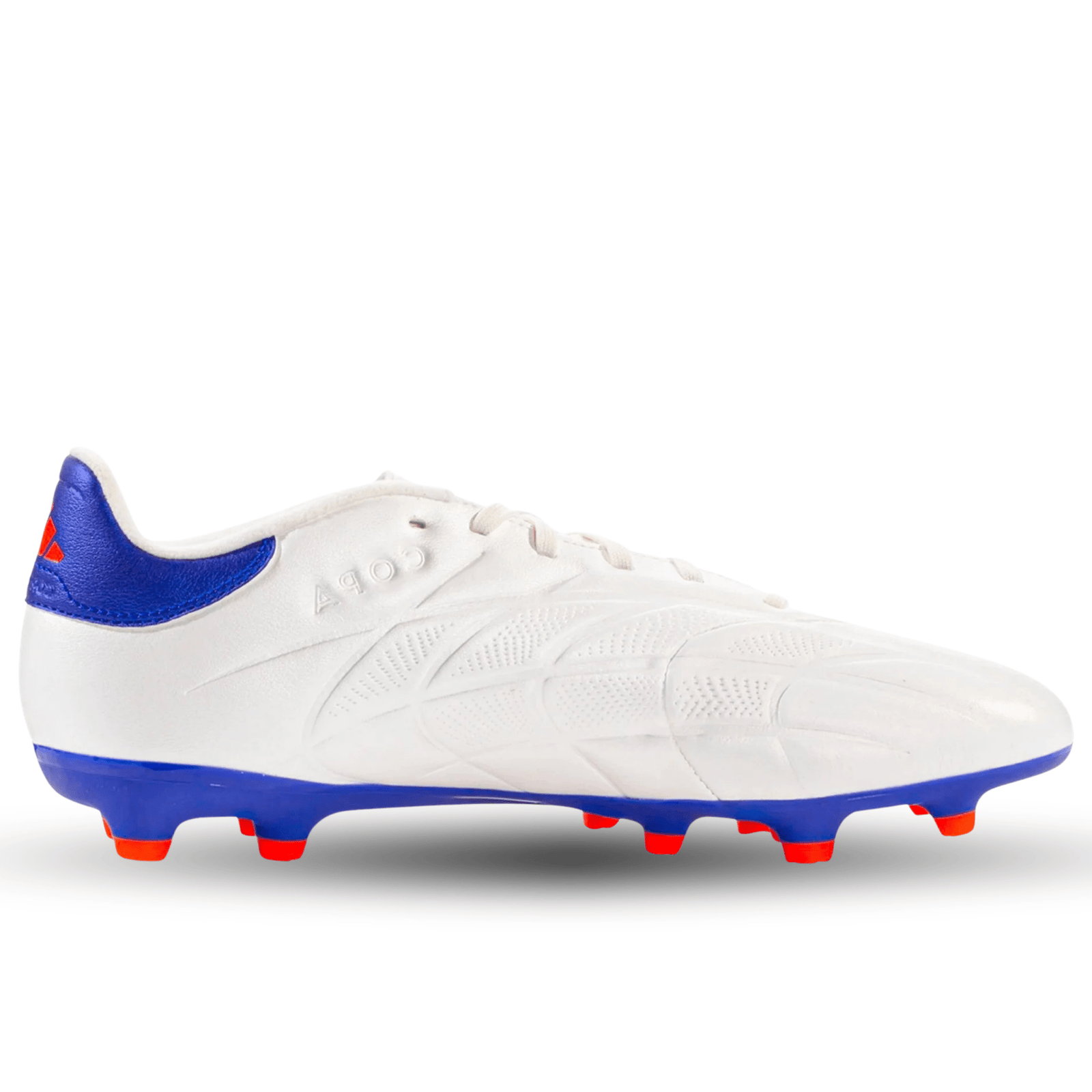adidas Copa Pure 2 League FG (White/Lucid Blue/Solar Red) | SoccerWearhouse