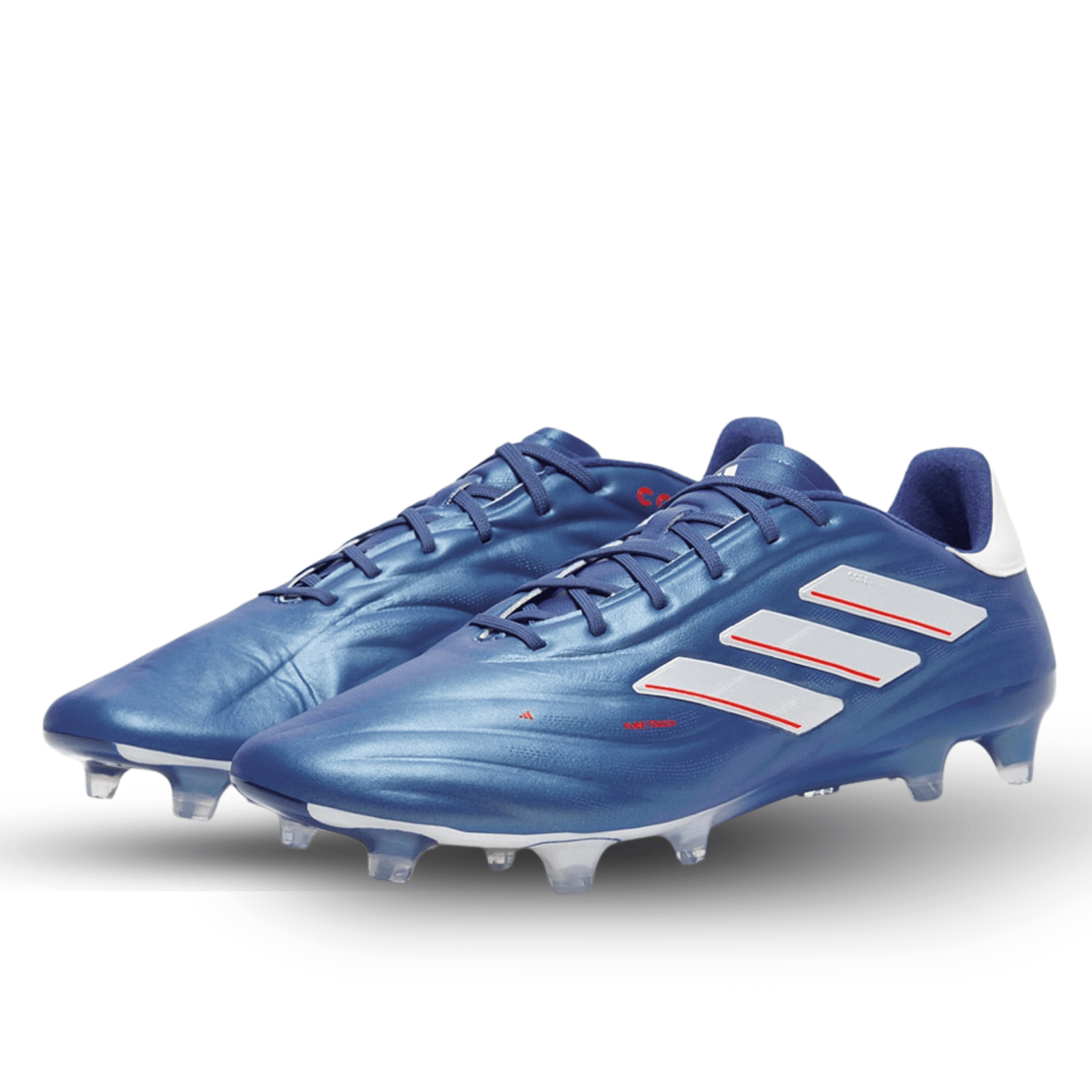 adidas Copa Pure II.1 Firm Ground Soccer Cleats (Lucid Blue/White) | SoccerWearhouse
