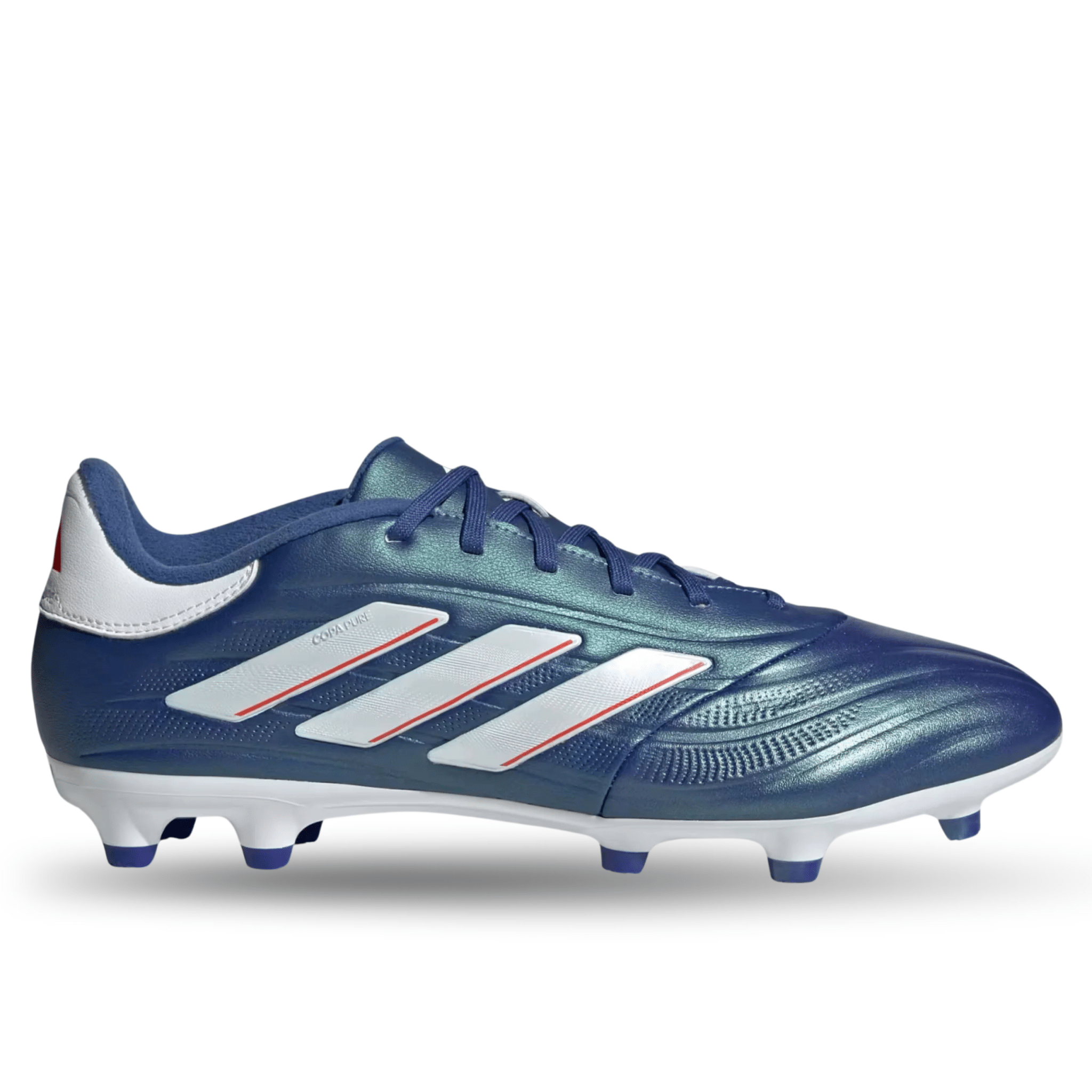 adidas Copa Pure II.3 Firm Ground Soccer Cleats (Lucid Blue/Cloud Whit