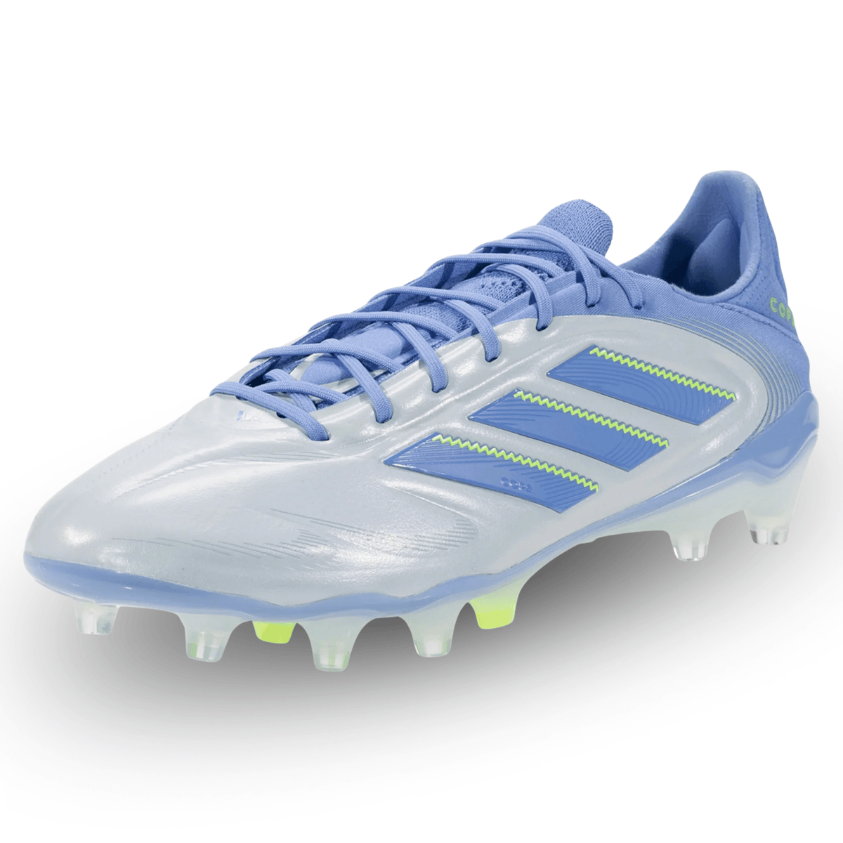 adidas Copa Pure III Elite FG (Blue/Lucid Lemon) | SoccerWearhouse