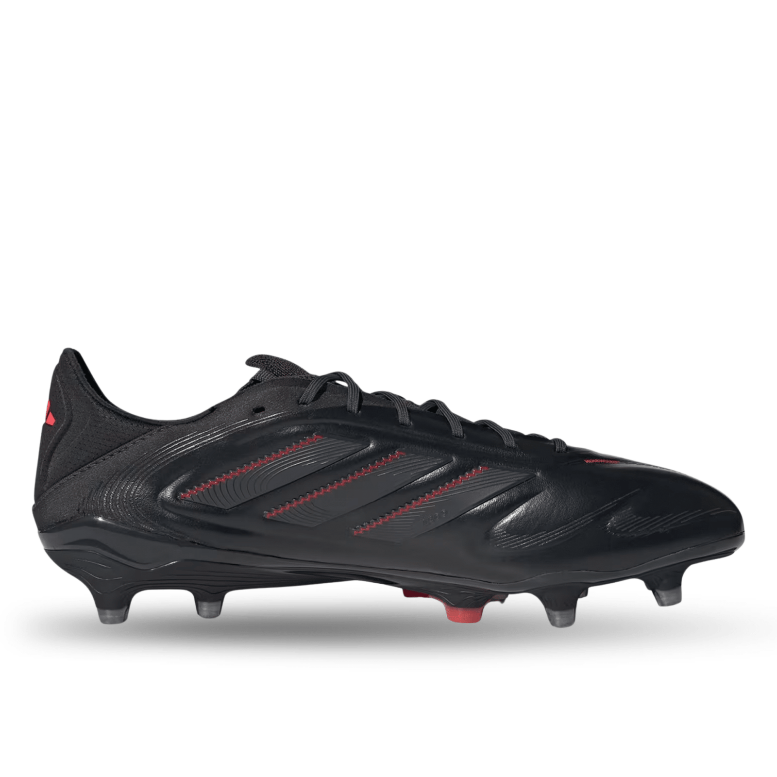 adidas Copa Pure III Elite FG Soccer Cleats (Black/Carbon/Lucid Red) | SoccerWearhouse