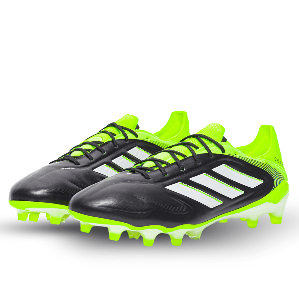 adidas Copa Pure III Elite FG Soccer Cleats (Black/Lucid Lemon) | SoccerWearhouse