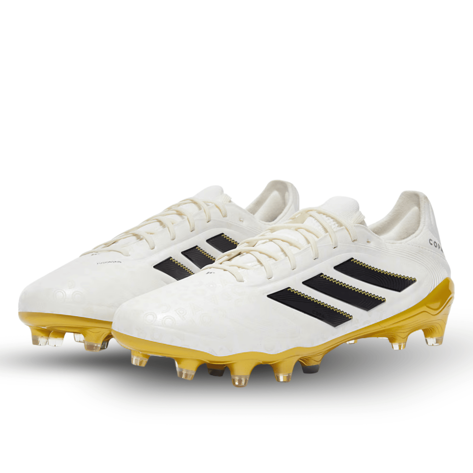 adidas Copa Pure III Elite Firm Ground Soccer Cleats (Zero Metallic/Black/Gold Metallic) | SoccerWearhouse