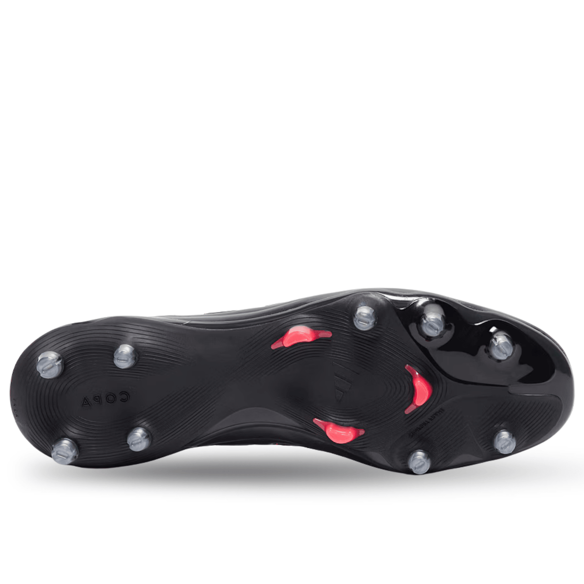 adidas Copa Pure III Elite Laceless FG Soccer Cleats (Black/Carbon/Lucid Red) | SoccerWearhouse