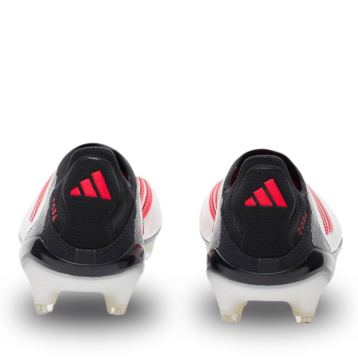 adidas Copa Pure III Elite Laceless FG Soccer Cleats (White/Lucid Red/Black) | SoccerWearhouse