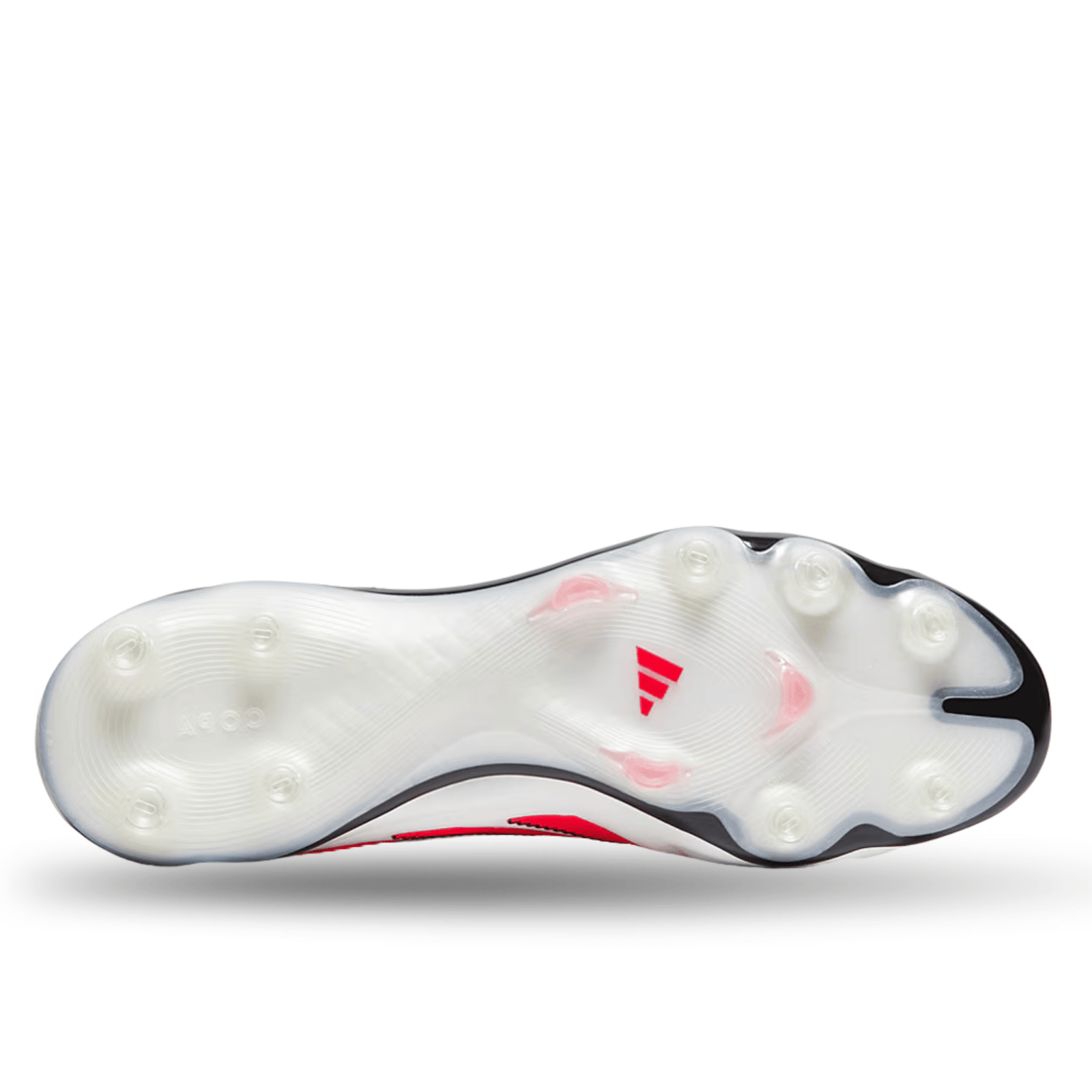 adidas Copa Pure III Elite Laceless FG Soccer Cleats (White/Lucid Red/Black) | SoccerWearhouse
