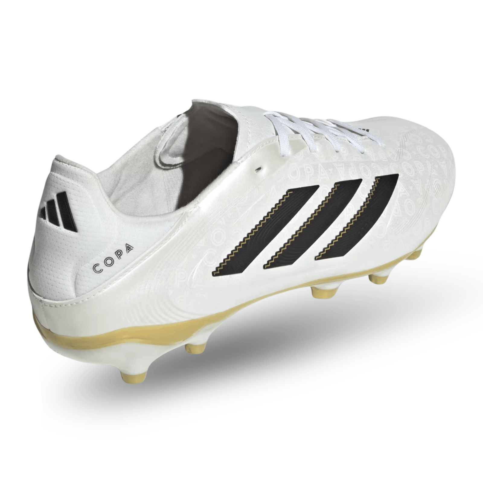 adidas Copa Pure III League Firm Ground Multi Ground Soccer Cleats (Zero Metallic/Black/Gold Metallic) | SoccerWearhouse