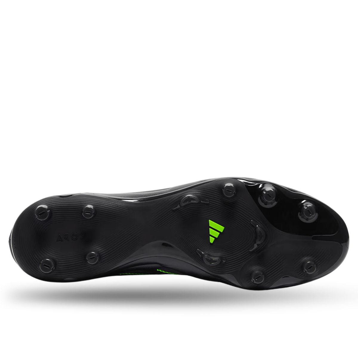 adidas Copa Pure III Pro Firm Ground Soccer Cleats (Black/Lucid Lemon) | SoccerWearhouse