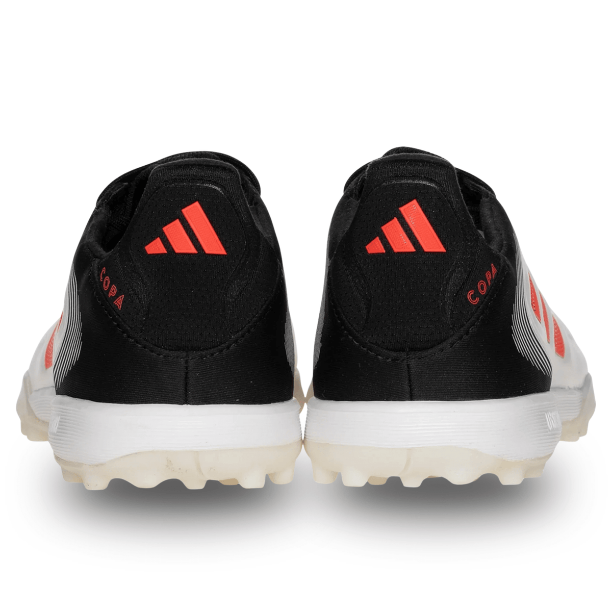 adidas Copa Pure III Pro Turf Soccer Shoes (White/Lucid Red/Black) | SoccerWearhouse