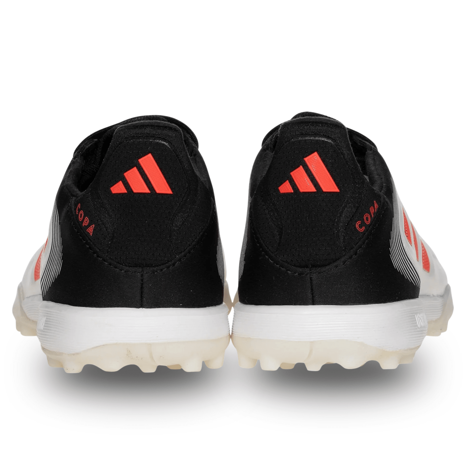 adidas Copa Pure III Pro Turf Soccer Shoes (White/Lucid Red/Black) | SoccerWearhouse