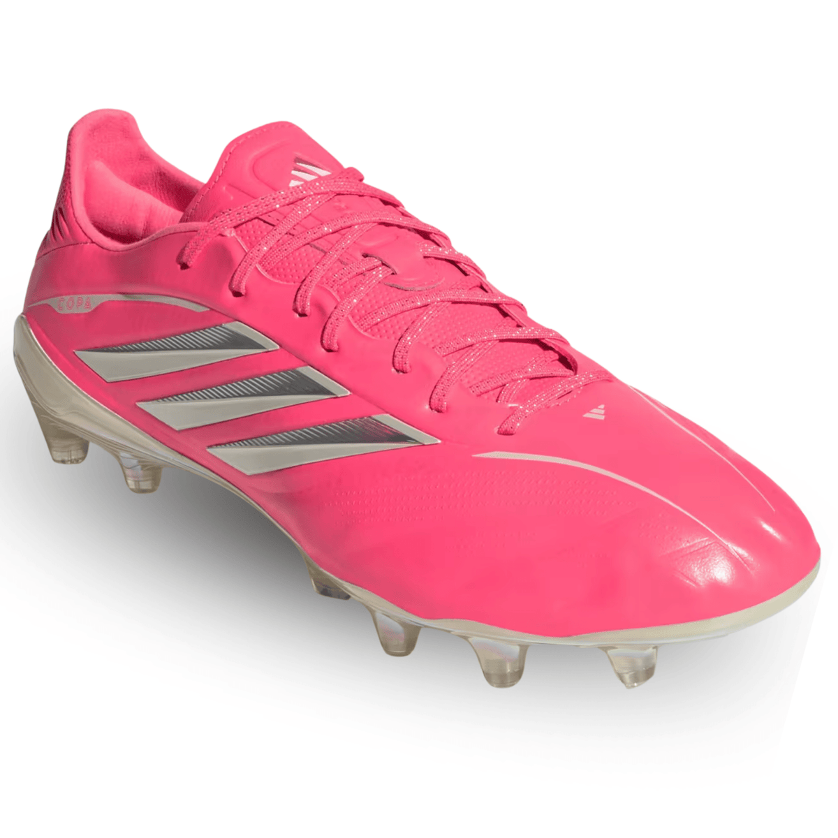 adidas Copa Pure IV Elite FG Soccer Cleats (Pink/Ivory) | SoccerWearhouse