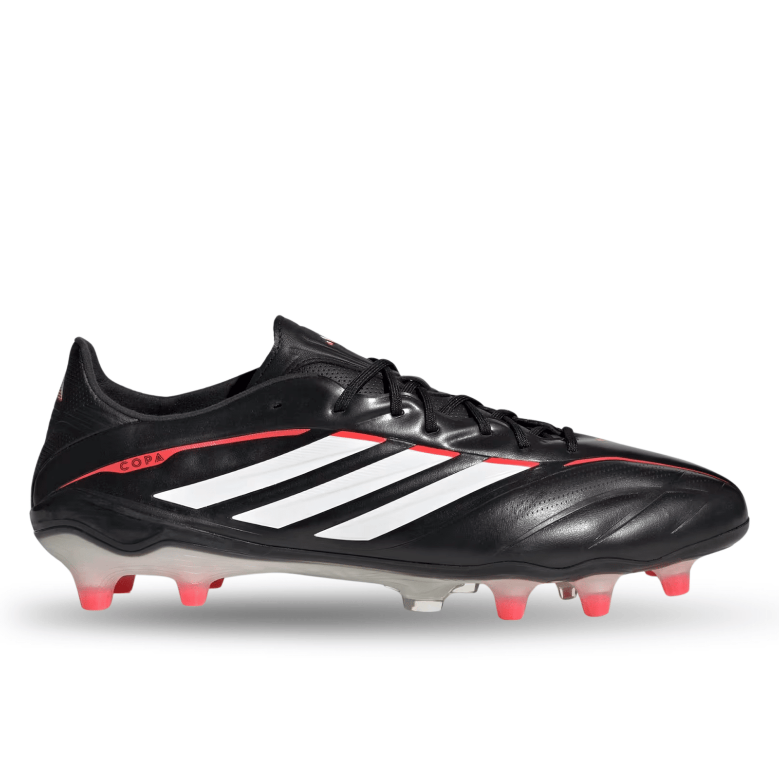 adidas Copa Pure IV Elite Frim Ground Soccer Cleats (Core Black/White/Lucid Red) | SoccerWearhouse