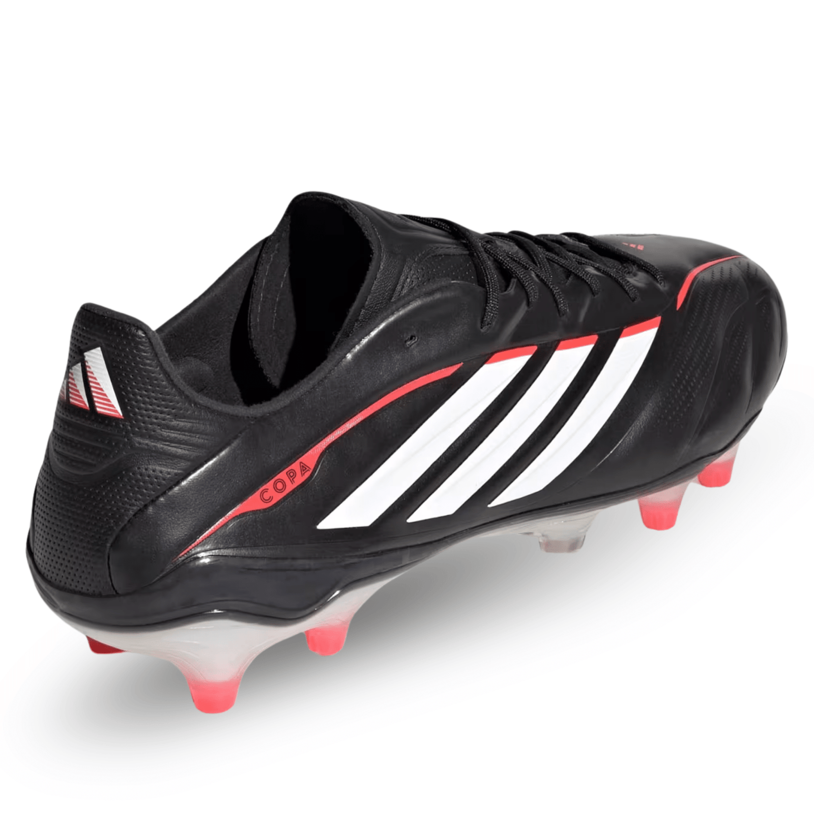 adidas Copa Pure IV Elite Frim Ground Soccer Cleats (Core Black/White/Lucid Red) | SoccerWearhouse