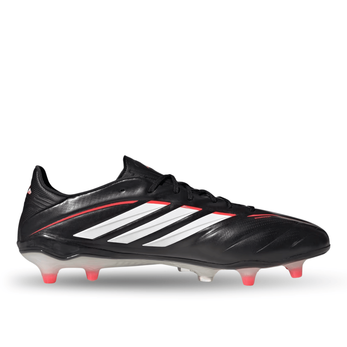 adidas Copa Pure IV Elite Frim Ground Soccer Cleats (Core Black/White/Lucid Red) | SoccerWearhouse