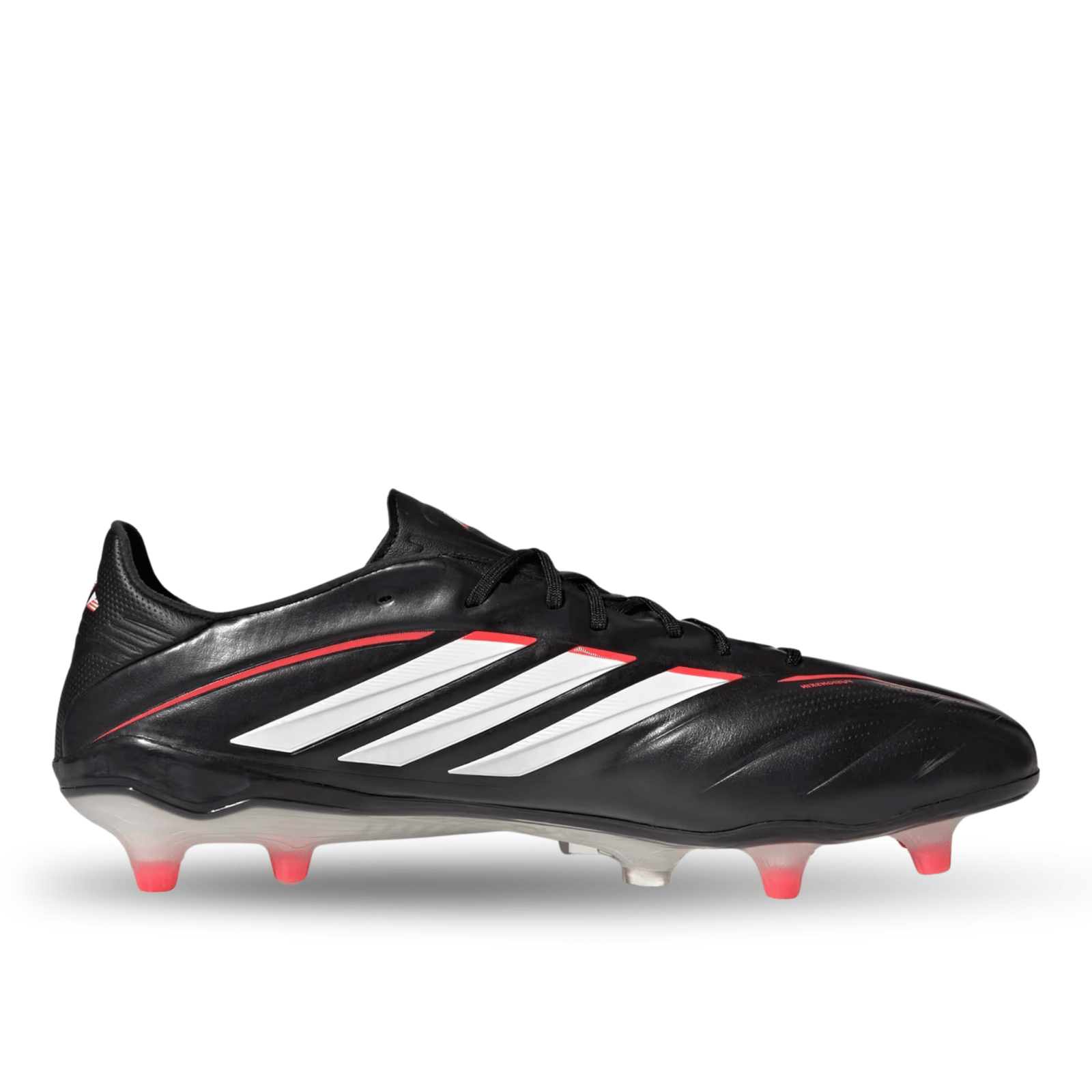 adidas Copa Pure IV Elite Frim Ground Soccer Cleats (Core Black/White/Lucid Red) | SoccerWearhouse