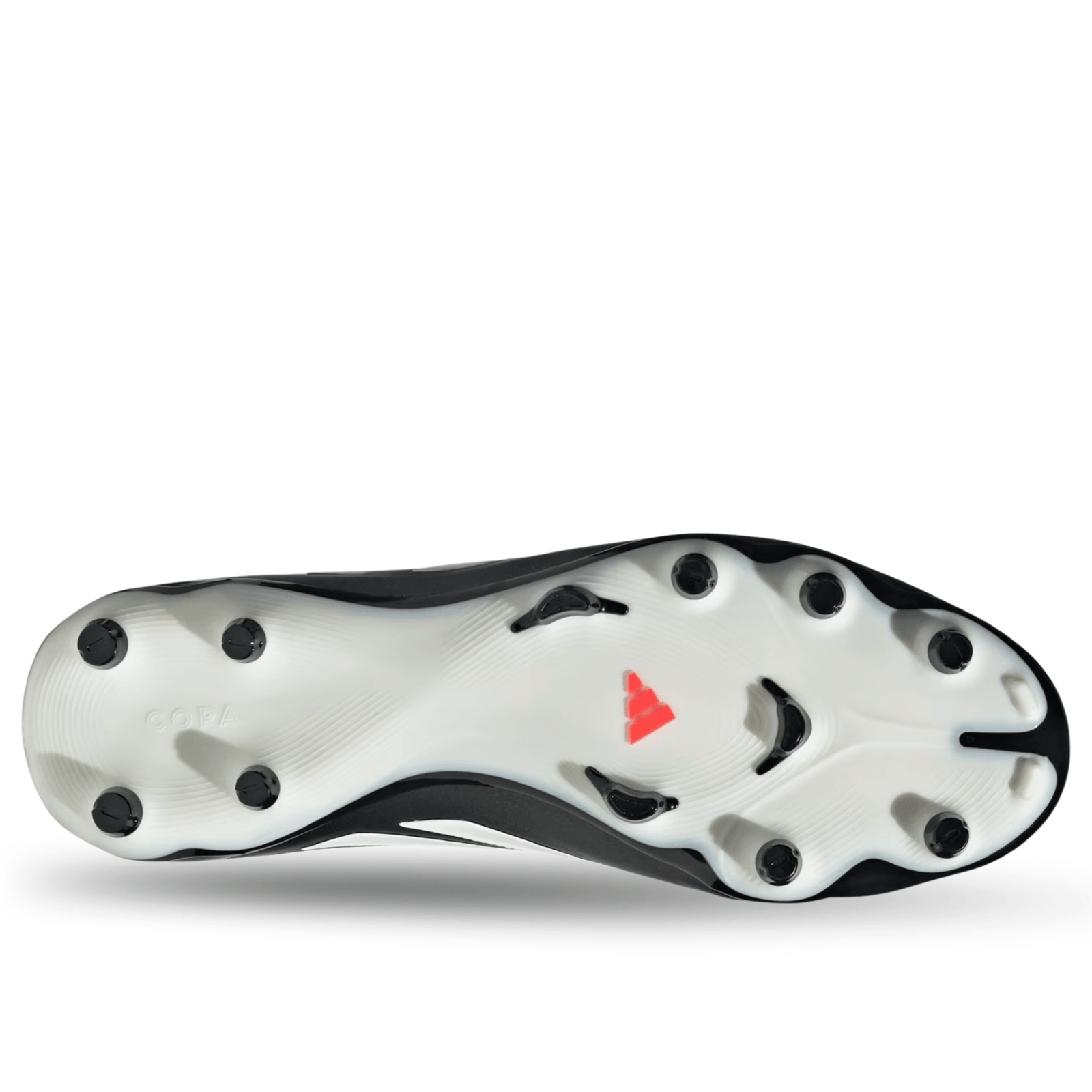 adidas Copa Pure IV League FG Soccer Cleats (Black/White/Lucid Red) | SoccerWearhouse