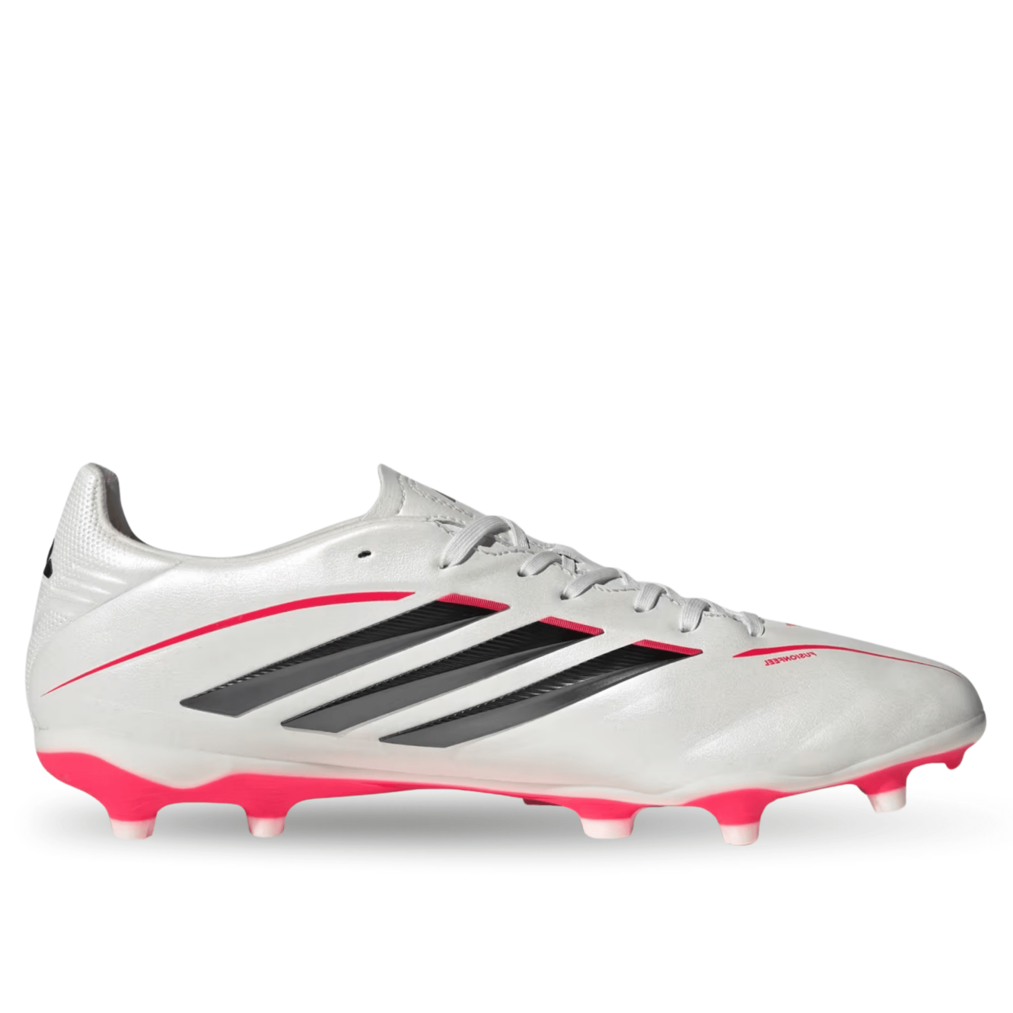 Copa サッカーシューズ スパイク ホワイト/グレー/レッド adidas Copa Pure IV League FG Soccer Cleats (Zero Metallic/Black/Lucid
