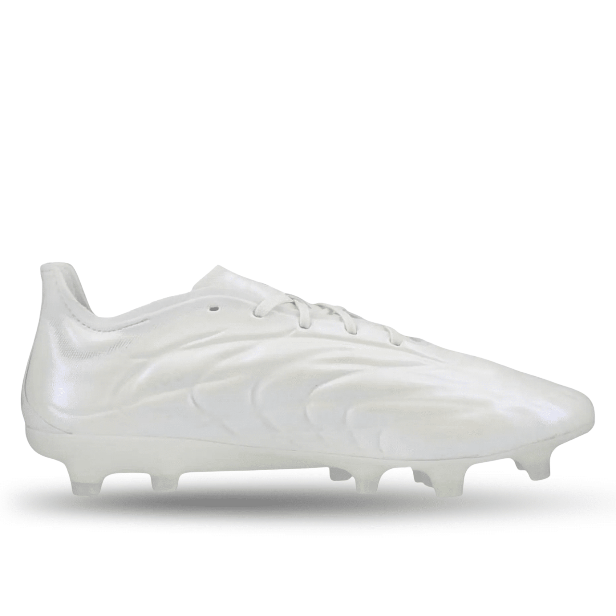 adidas Copa Pure.1 FG Soccer Cleats (Pearlized White/Metallic)