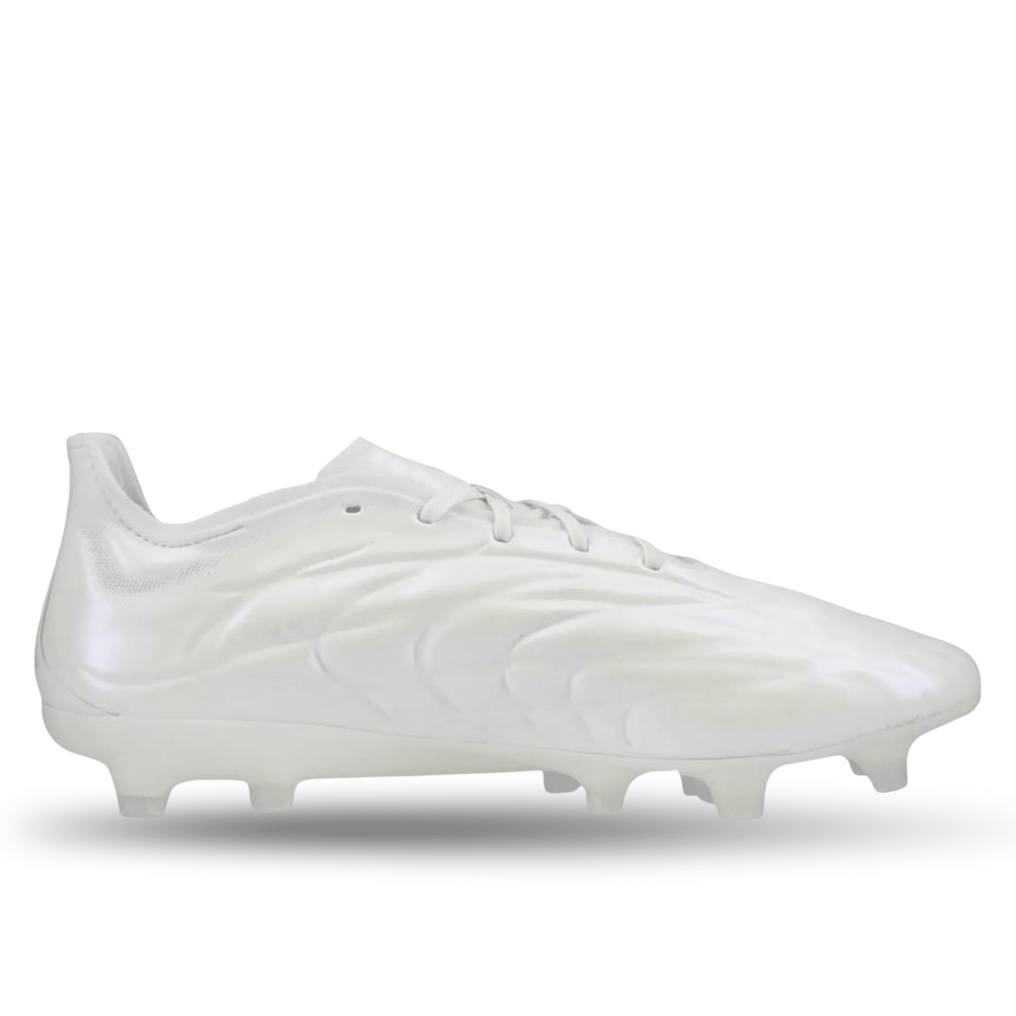 adidas Copa Pure.1 FG Soccer Cleats (Pearlized White/Metallic)