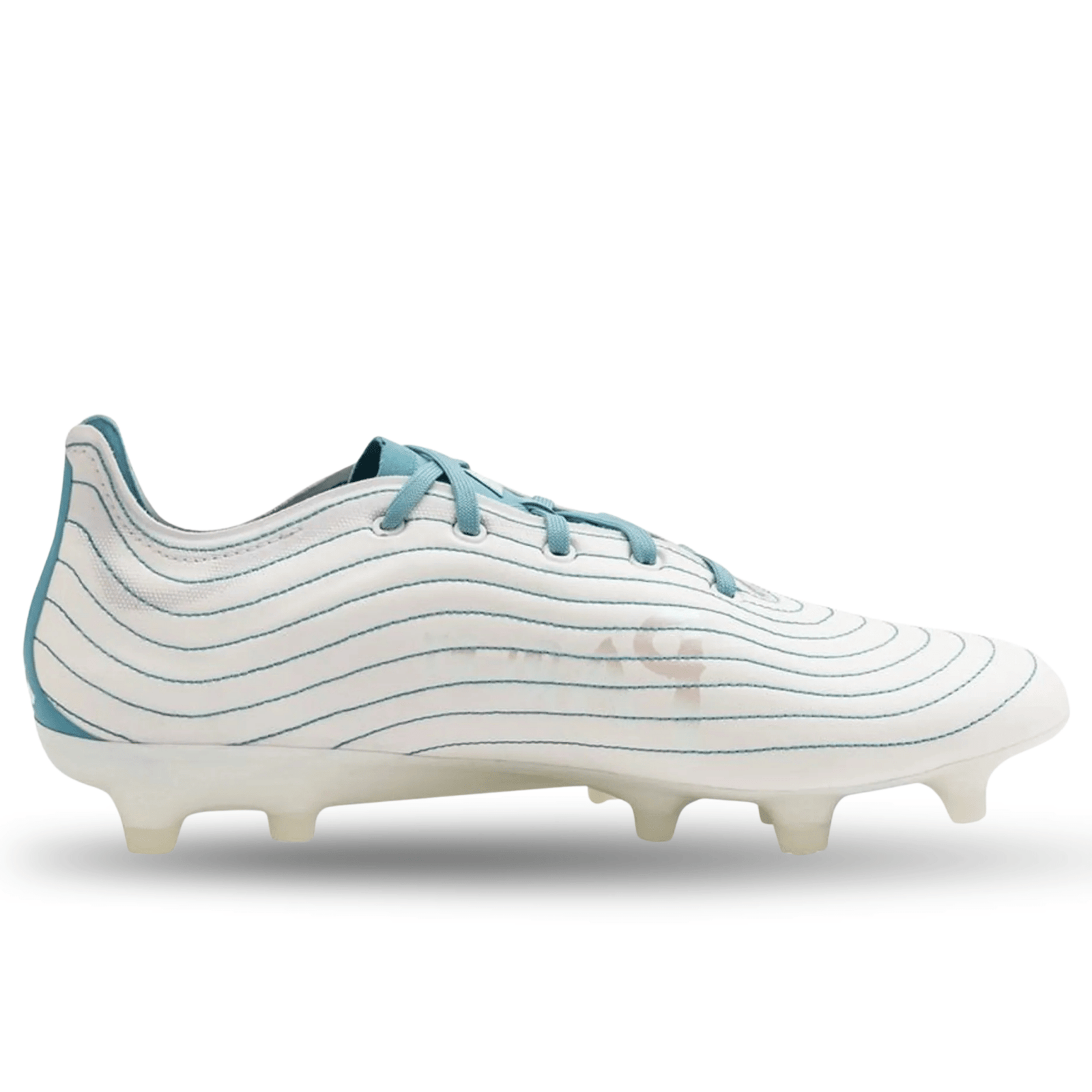 adidas Copa Pure.1 FG (White/Grey Two/Preloved Blue) | SoccerWearhouse