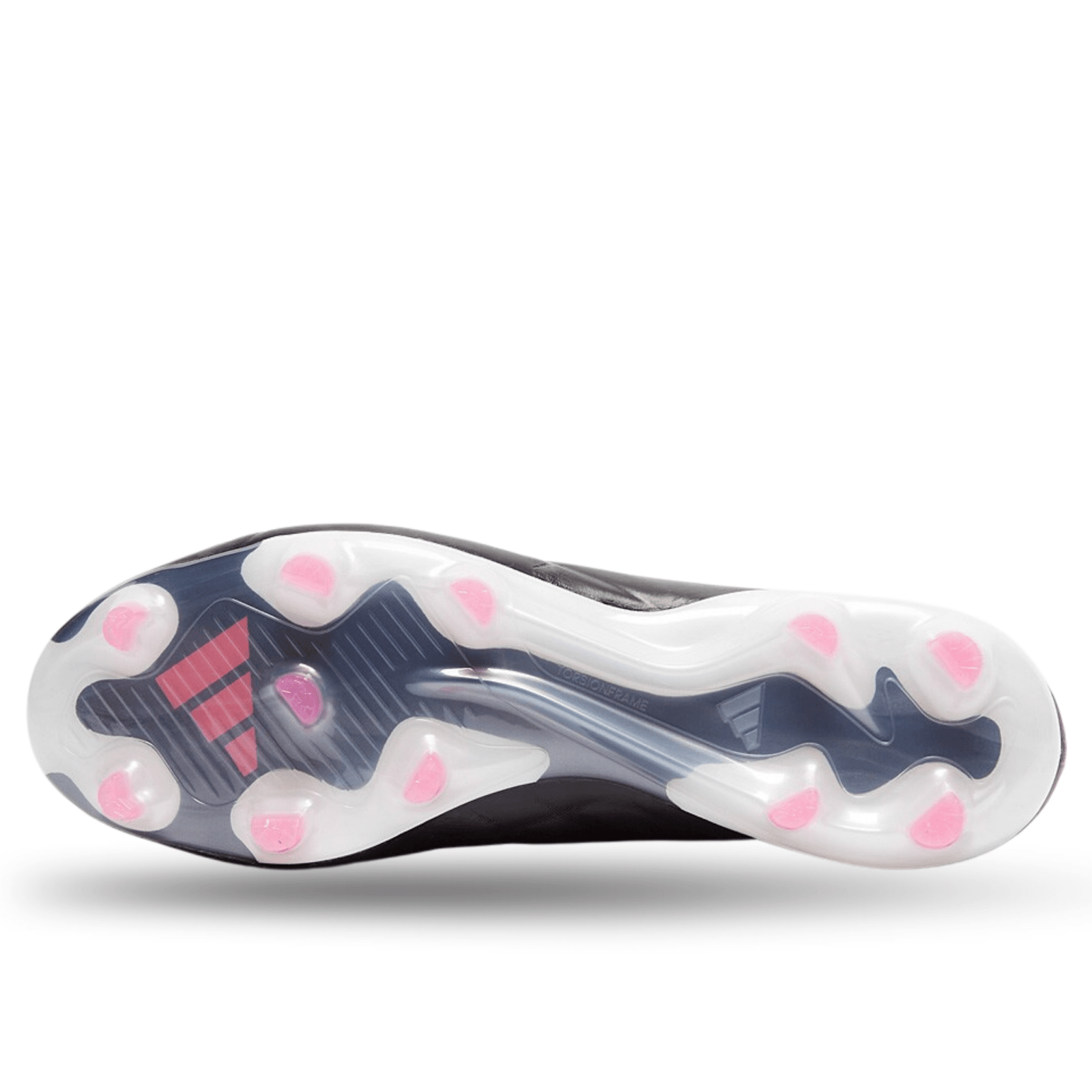 adidas Copa Pure.1 Firm Ground Soccer Cleats (Black/Zero Metallic/Shock Pink) | SoccerWearhouse
