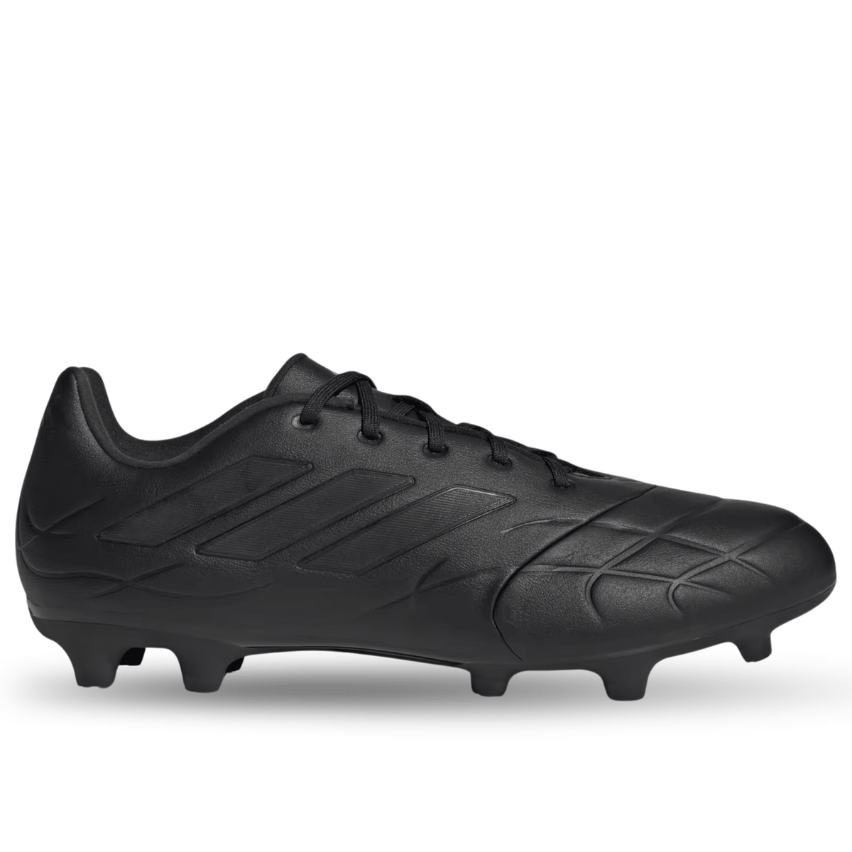 adidas Copa Pure.3 Firm Ground Soccer Cleats (Core Black/Black) | SoccerWearhouse