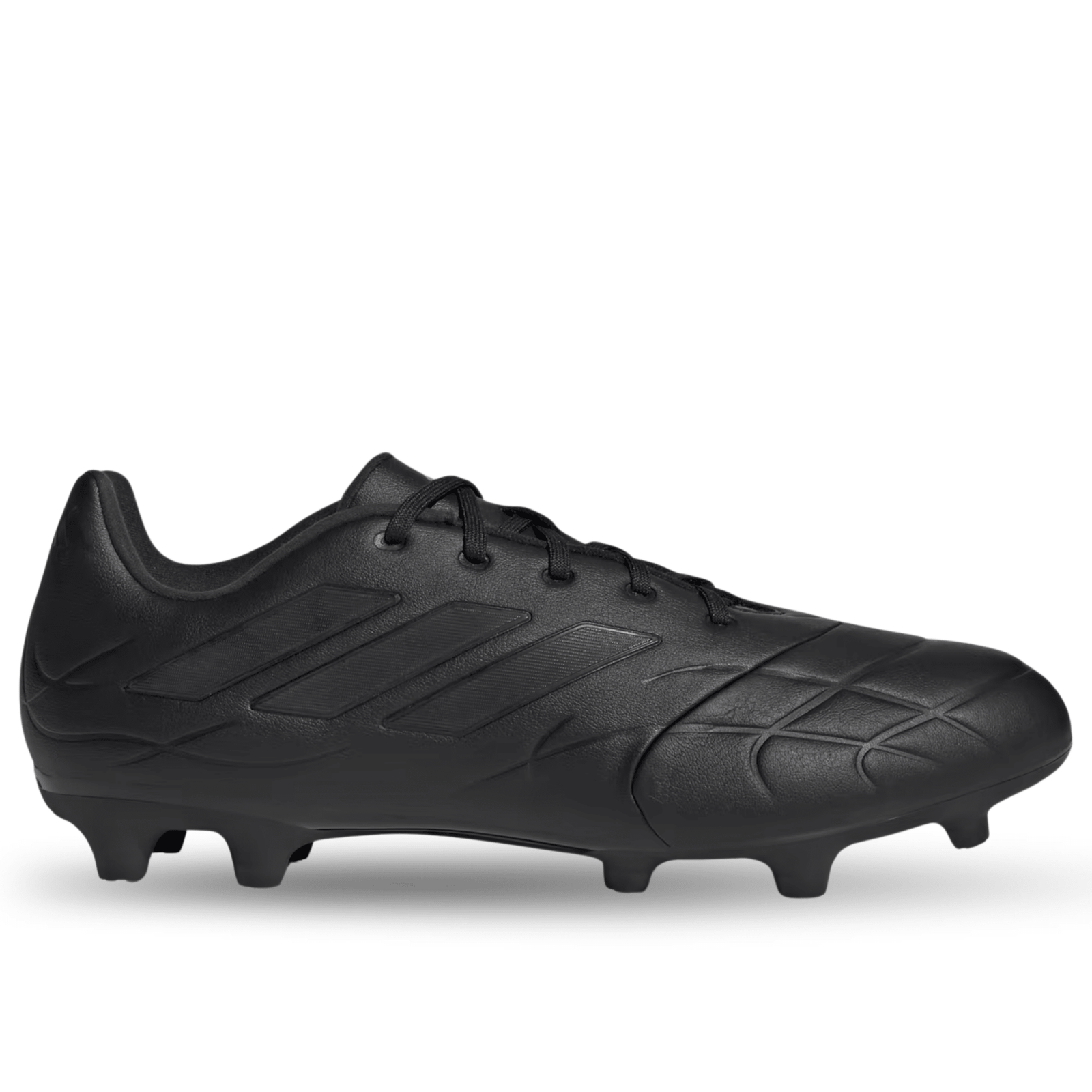adidas Copa Pure.3 Firm Ground Soccer Cleats (Core Black/Black) | SoccerWearhouse
