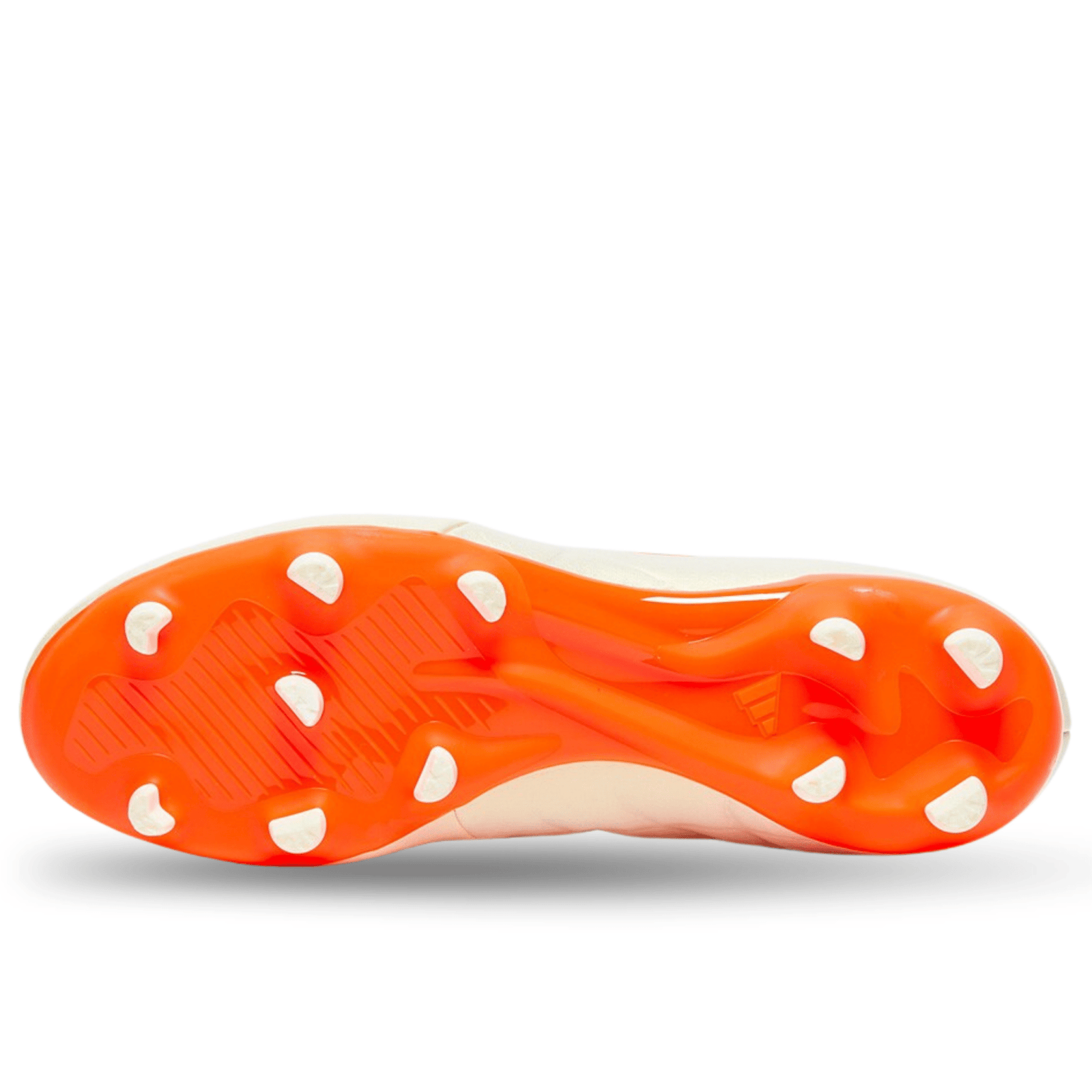 adidas Copa Pure.3 Firm Ground Soccer Cleats (Off White/Team Solar Orange) | SoccerWearhouse