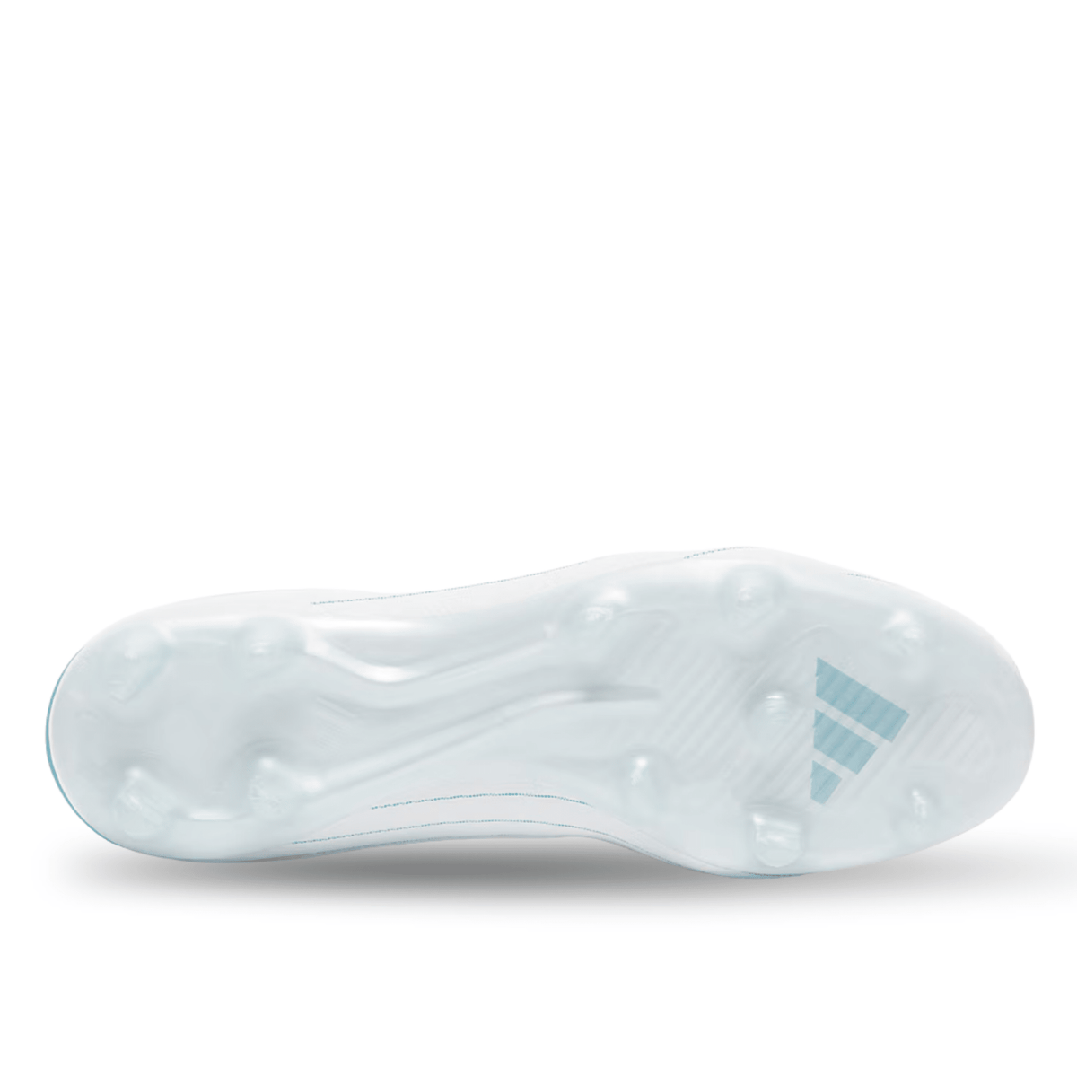 adidas Copa Pure.3 Firm Ground Soccer Cleats (White/Grey Two/Preloved Blue) | SoccerWearhouse