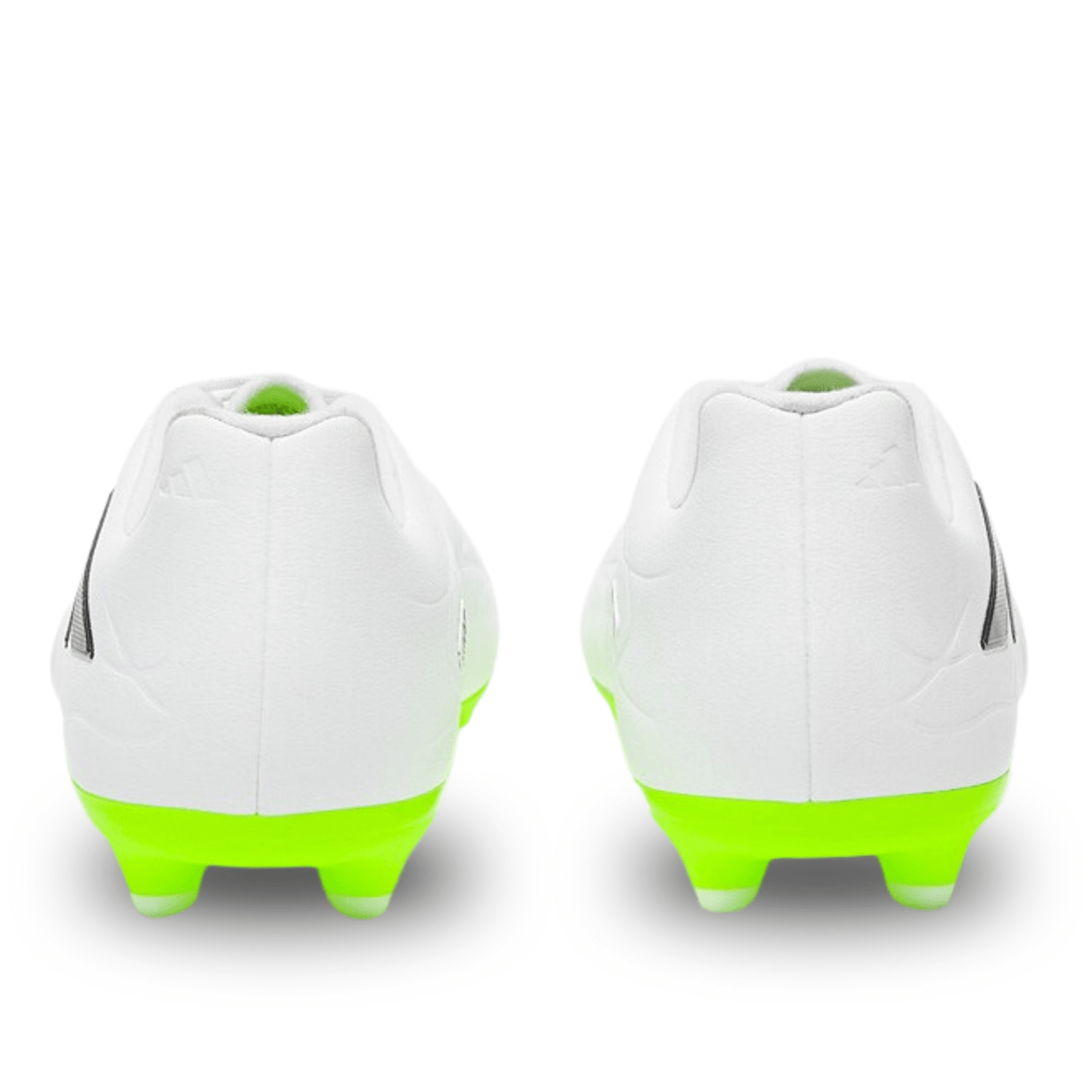 adidas Copa Pure.3 Firm Ground Soccer Cleats (White/Lucid Lemon) | SoccerWearhouse