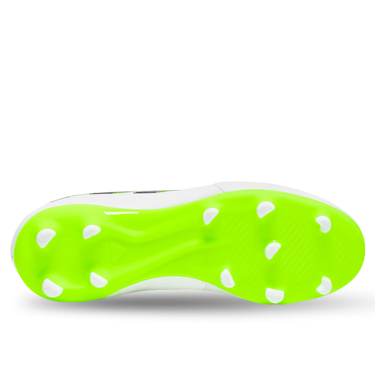 adidas Copa Pure.3 Firm Ground Soccer Cleats (White/Lucid Lemon) | SoccerWearhouse