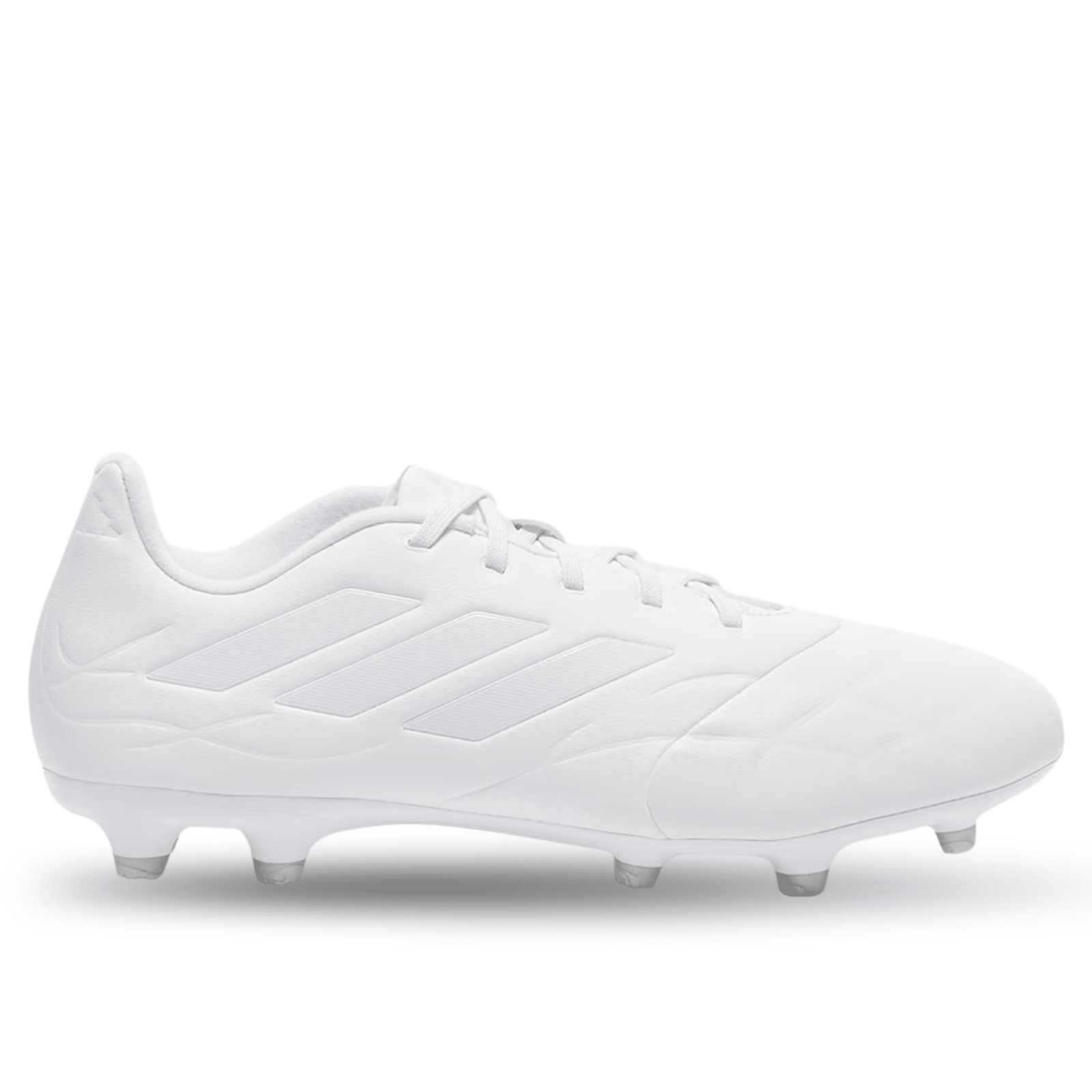adidas Copa Pure.3 Firm Ground Soccer Cleats (White/White) | SoccerWearhouse