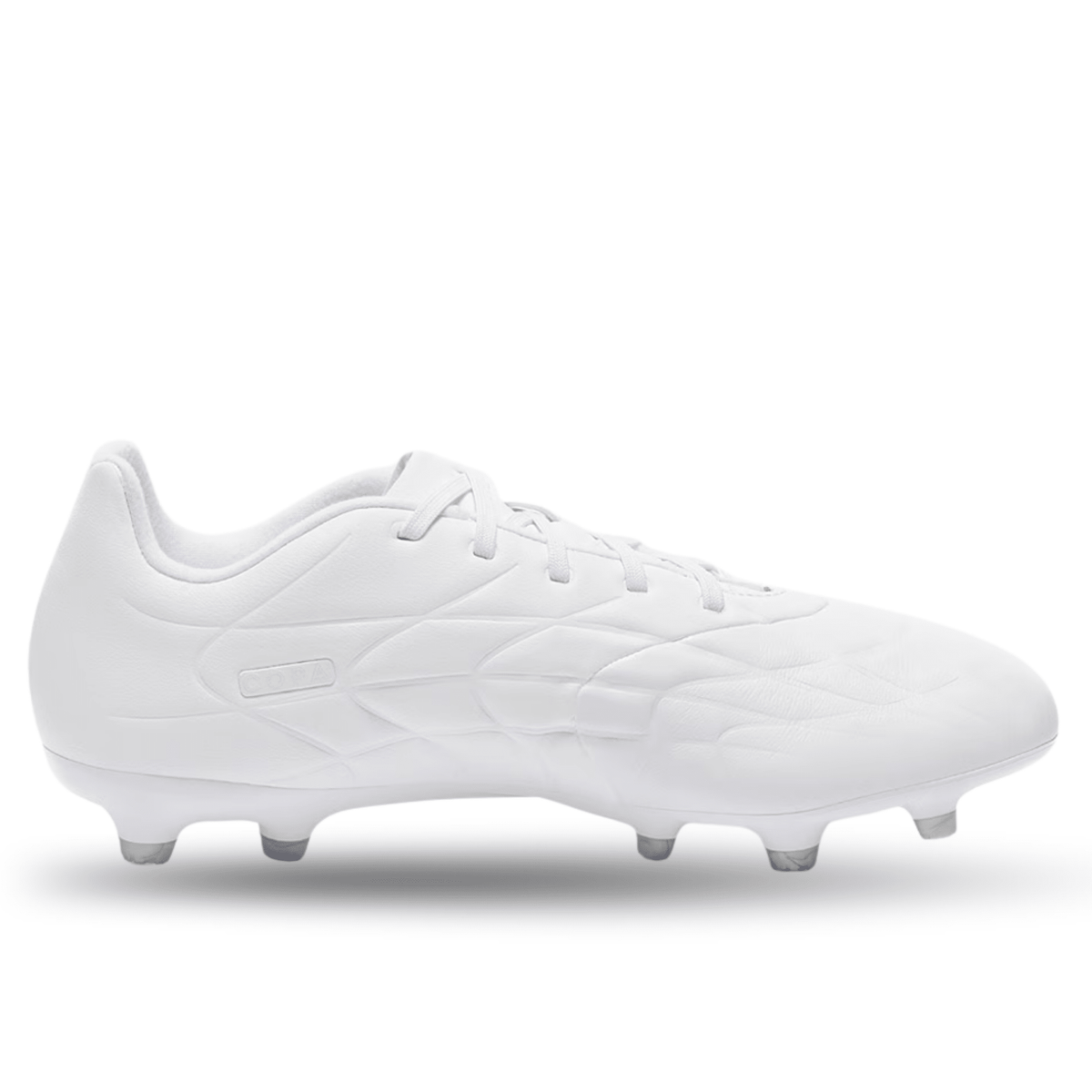 adidas Copa Pure.3 Firm Ground Soccer Cleats (White/White) | SoccerWearhouse