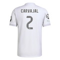 adidas Daniel Carvajal Ramos Real Madrid 25/26 Home Jersey w/ Champions League Patches (White)
