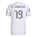 adidas Daniel Ceballos Fernández Real Madrid 25/26 Home Jersey w/ Champions League Patches (White)