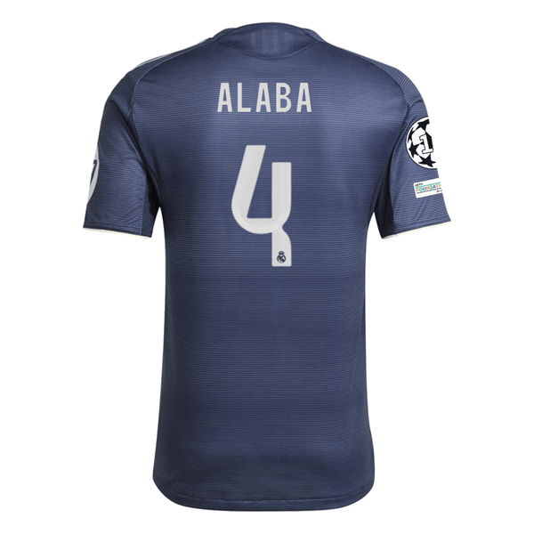 Real Madrid ALABA 新品未使用ユニフォーム adidas David Alaba Real Madrid Authentic Away Jersey 25/26 w/ Champion