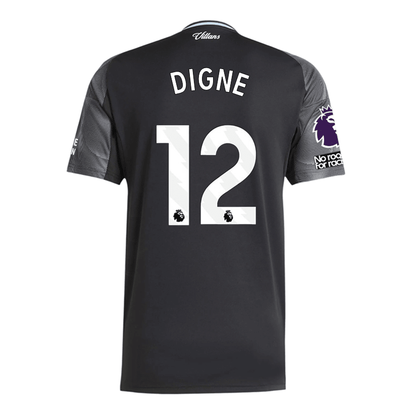 adidas Digne Men's Aston Villa 25/26 Away Jersey w/ EPL + NRFR Patches adidas Digne Men's Aston Villa 25/26 Away Jersey w/ EPL + NRFR Patches