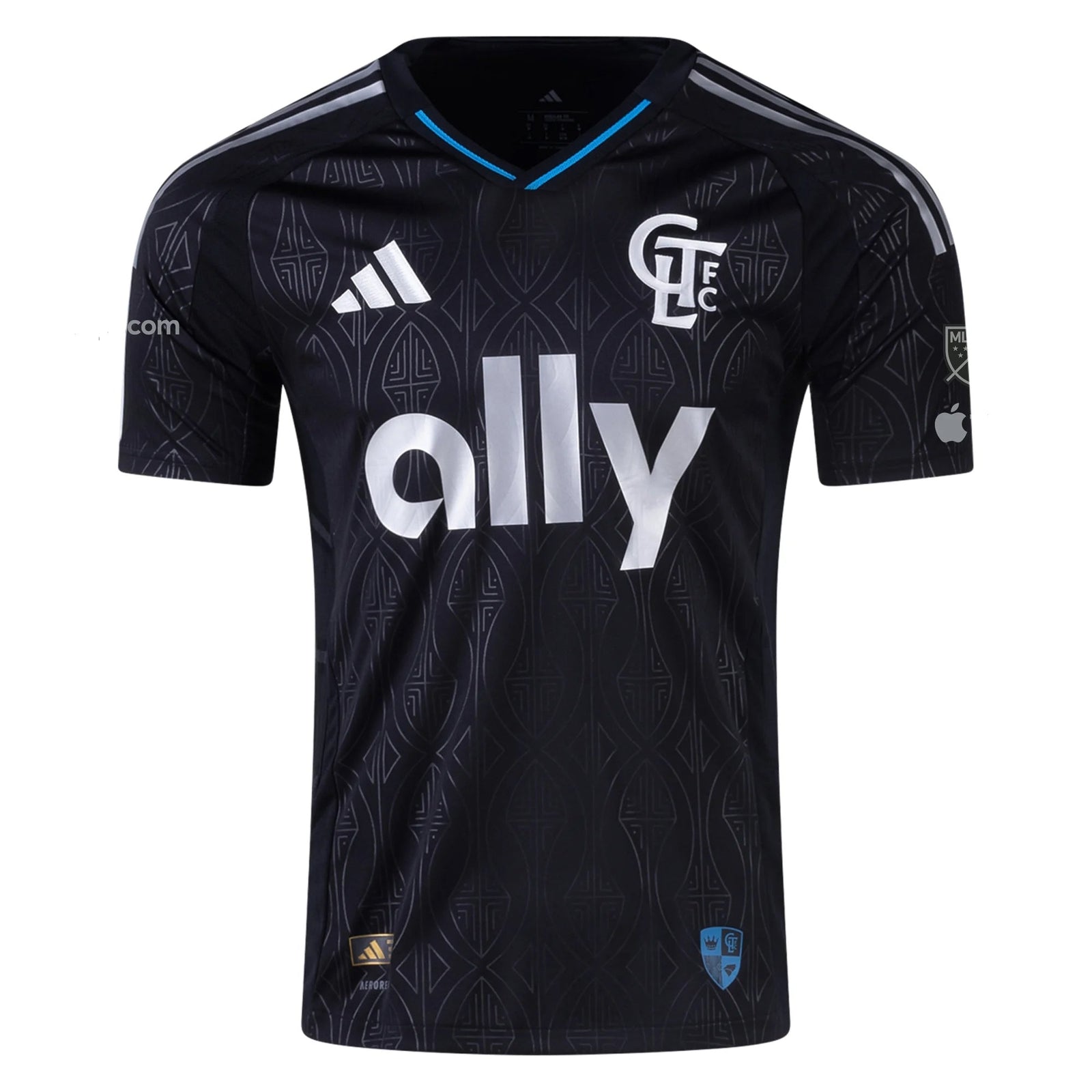 adidas Djibril Diani Charlotte FC Authentic Away Jersey 25/26 (Black) | SoccerWearhouse