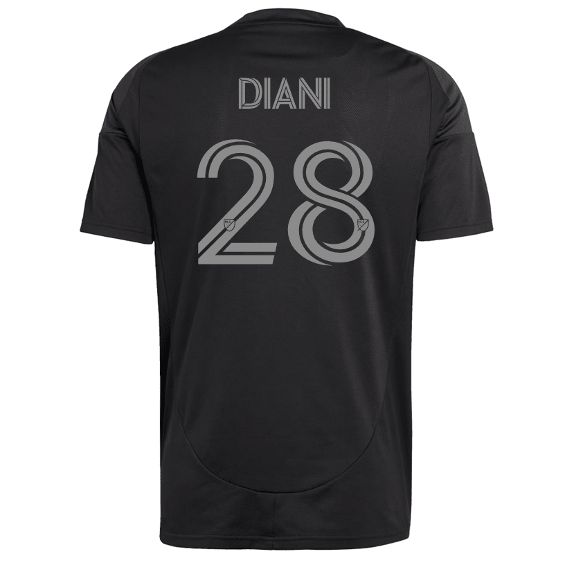adidas Djibril Diani Charlotte FC Away Jersey 25/26 (Black) | SoccerWearhouse