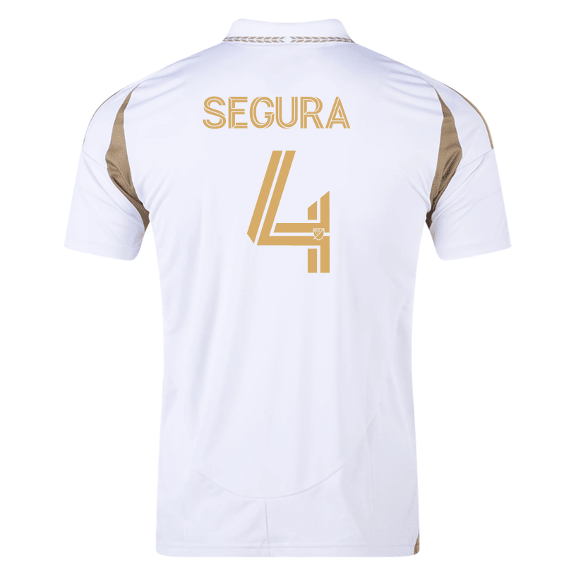 adidas Eddie Segura LAFC Away Jersey 25/26 (White/Gold) | SoccerWearhouse