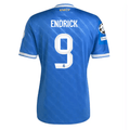 adidas Endrick Men's Real Madrid Third Jersey 25/26 w/ Champions League Patches (Blue/White)
