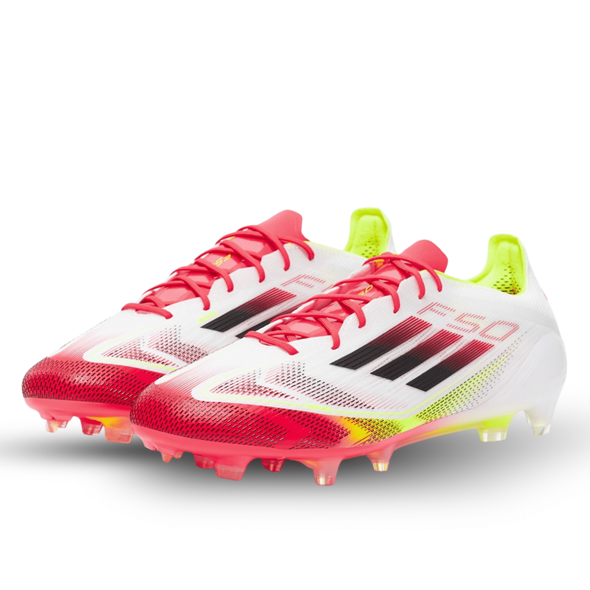 adidas F50 Elite FG Soccer Cleats (White/Black/Solar Yellow)