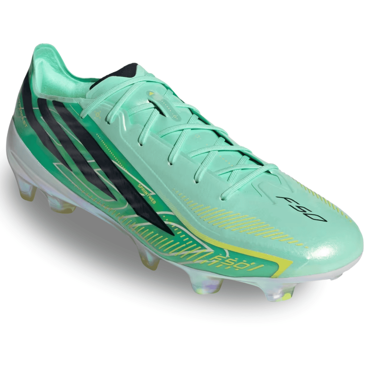 Adidas F50 Hyperfast Elite FG Soccer Cleats (Pulse Mint/Core Black) | SoccerWearhouse