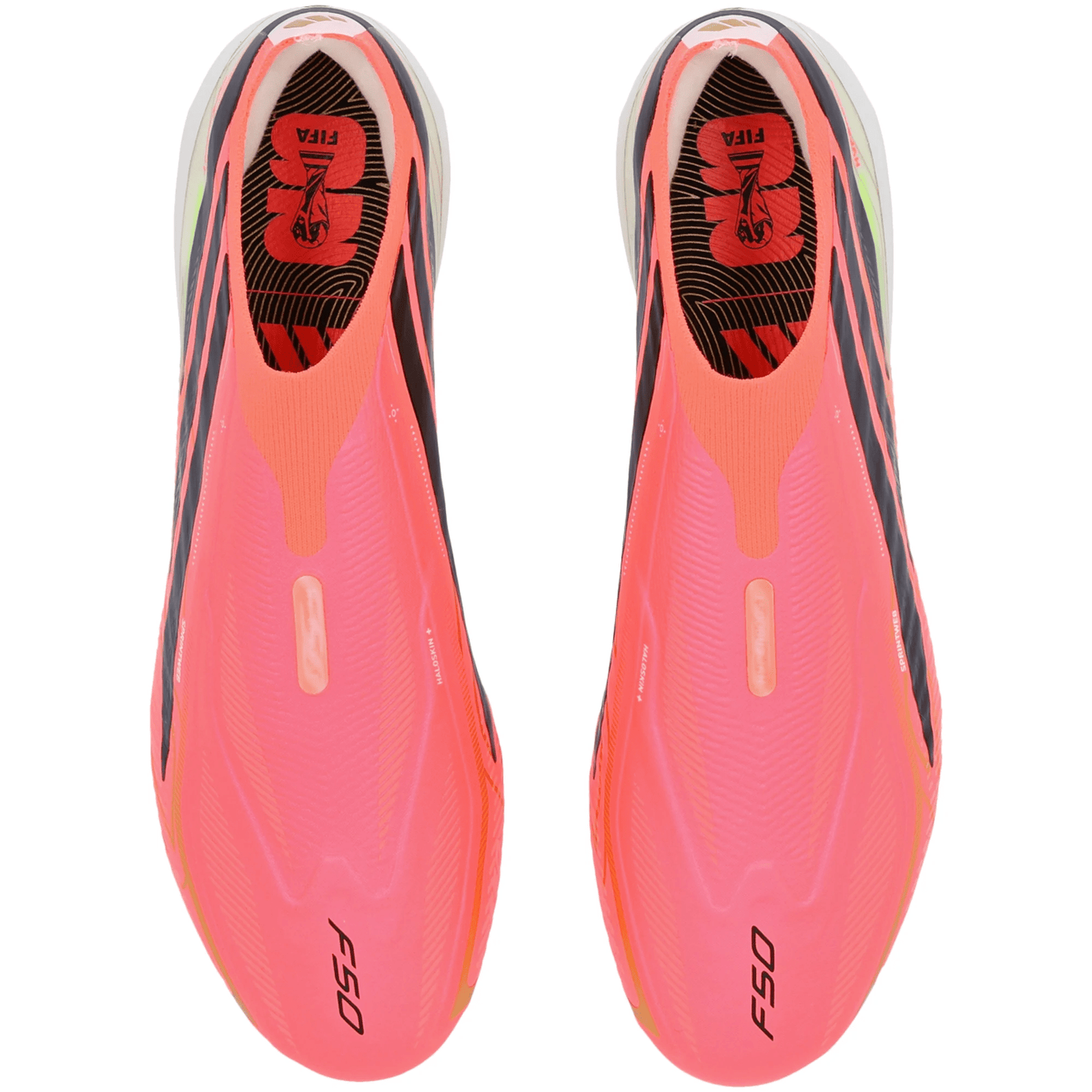 adidas F50 Hyperfast Elite Laceless FG Soccer Cleats (Pink/Black) | SoccerWearhouse