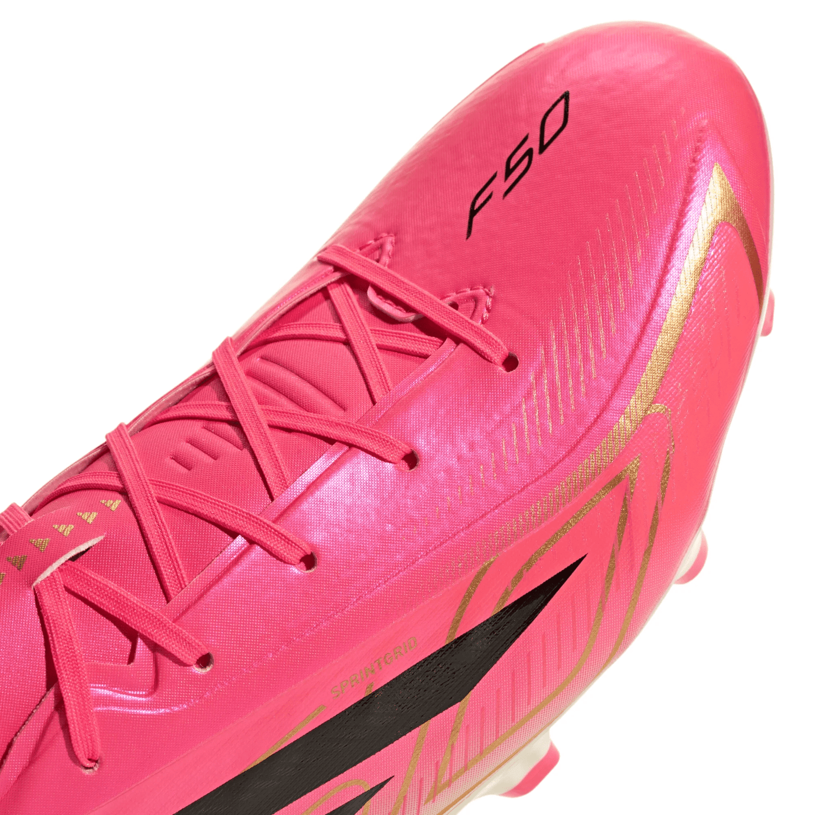 adidas F50 Hyperfast League FG Soccer Cleats (Pink/Black) | SoccerWearhouse