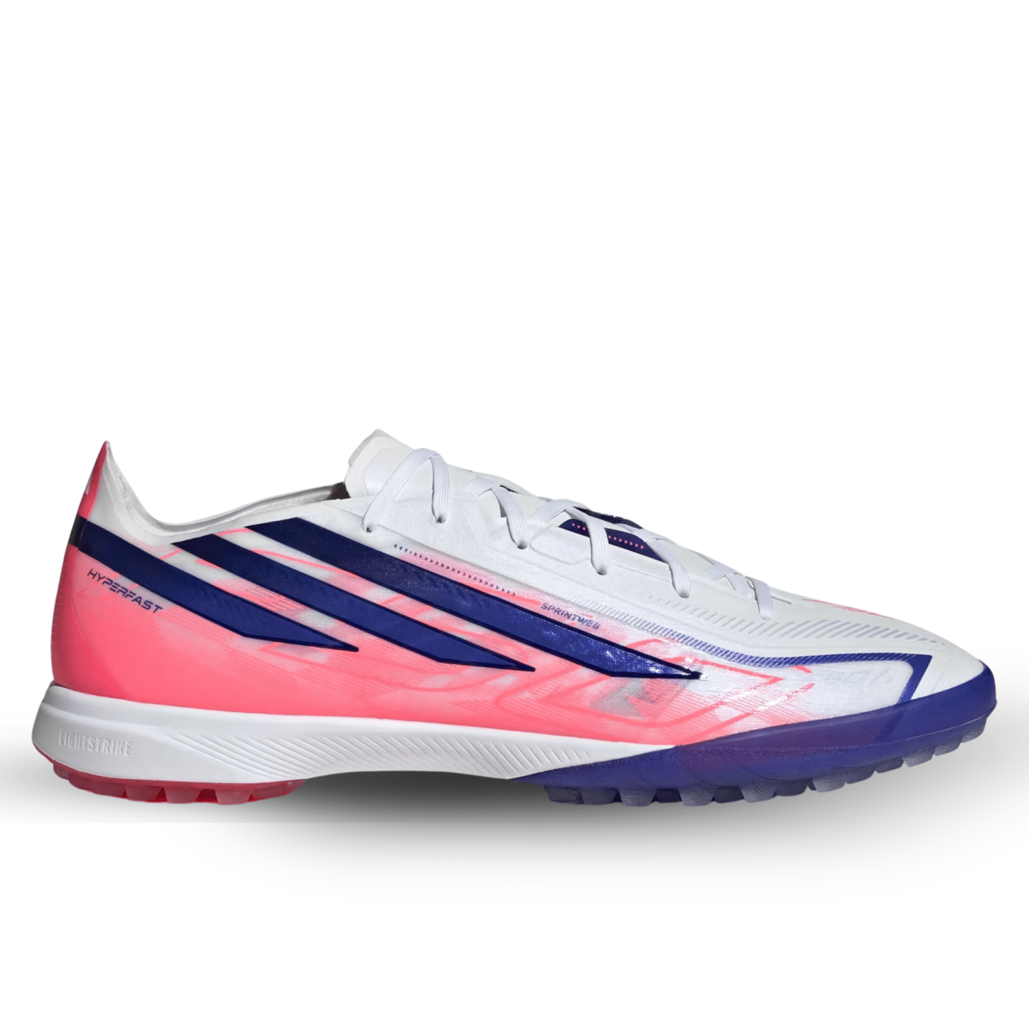 adidas F50 Hyperfast Pro Turf Soccer Shoes (White/Purple)