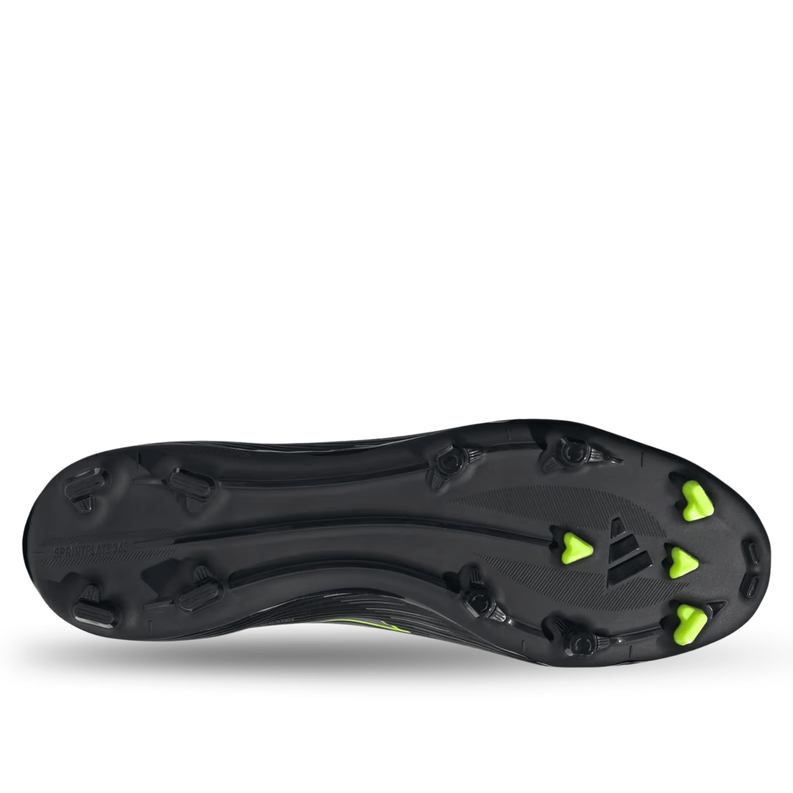 adidas F50 League Laceless Firm Ground/Multi Ground Soccer Cleats (Black/Iron Metallic/Lucid Lemon) | SoccerWearhouse
